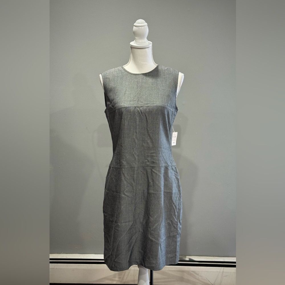 Gray Kasper Vintage Sheath Dress Size 8 NWT